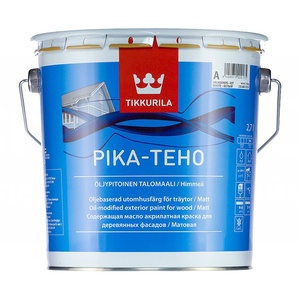 TIKKURILA PIKA TEHO краска фасадная акрилатная с добавлением масла, матовая, база A (9л)