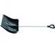 Лопата для уборки снега пластиковая, 510 х 415 х 1410 мм, алюминиевый черенок, Россия, Сибртех