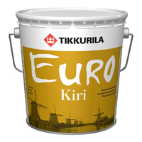 TIKKURILA EURO KIRI лак паркетный износостойкий, алкидно-уретановый, полуматовый (9л)